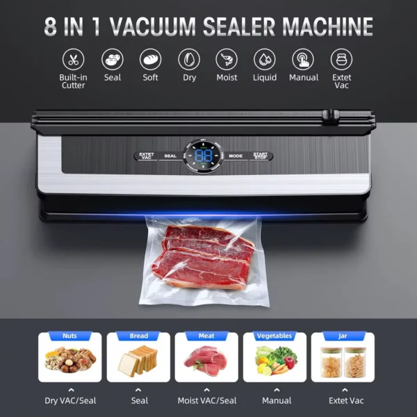 8-mode vacuum sealer