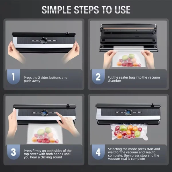 Automatic food vacuum sealer