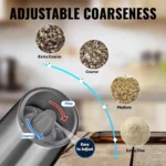 One-handed electric salt grinder
