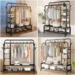 Double layer garment rack