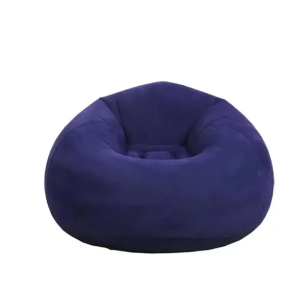 Red inflatable lounge chair