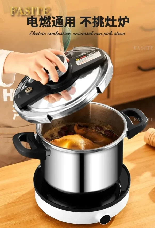 Non-explosive pressure cooker