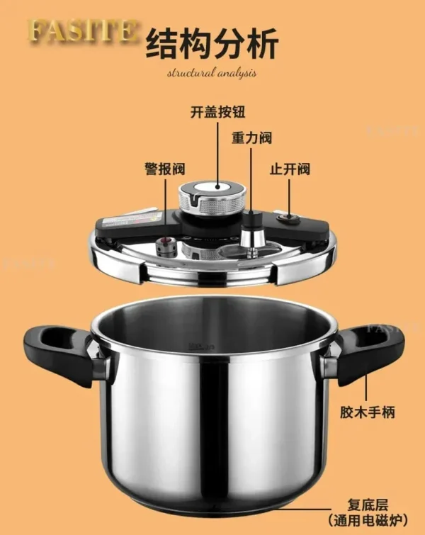 Induction pressure cooker