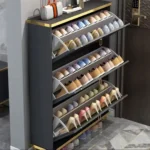 Double-layered shoe storage