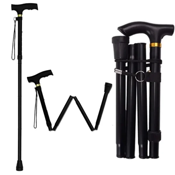 Ergonomic walking stick with grip handle