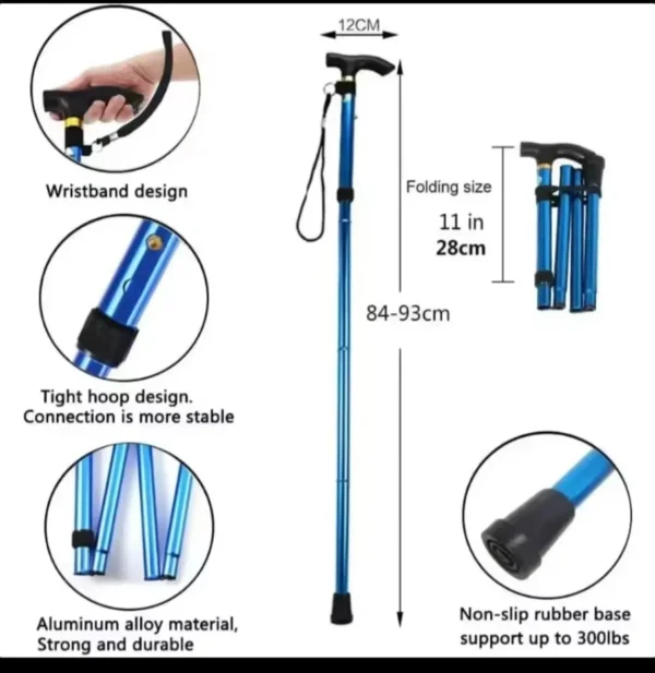 Best foldable travel walking stick