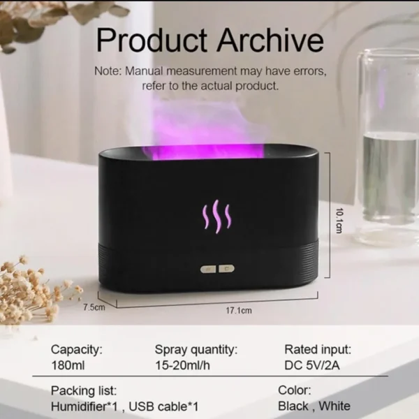 Silent ultrasonic oil diffuser