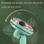Silent mini desktop fan