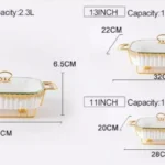 Buffet food warmer set