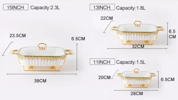 Buffet food warmer set