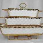 Elegant ceramic serving dishes