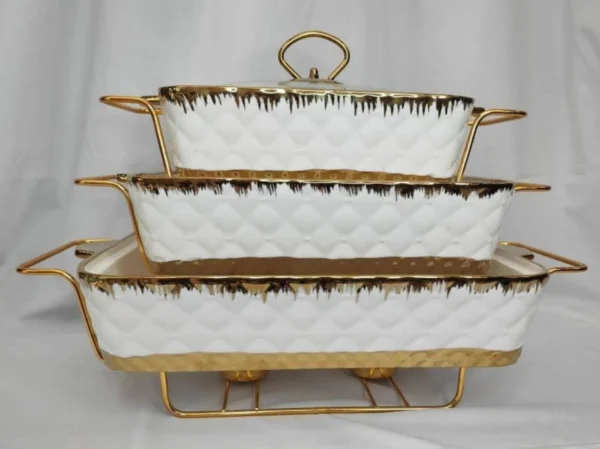 Elegant ceramic serving dishes