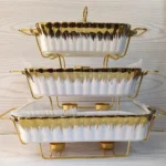 Ceramic food warmer set