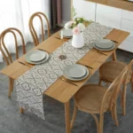 Handmade cotton table runner