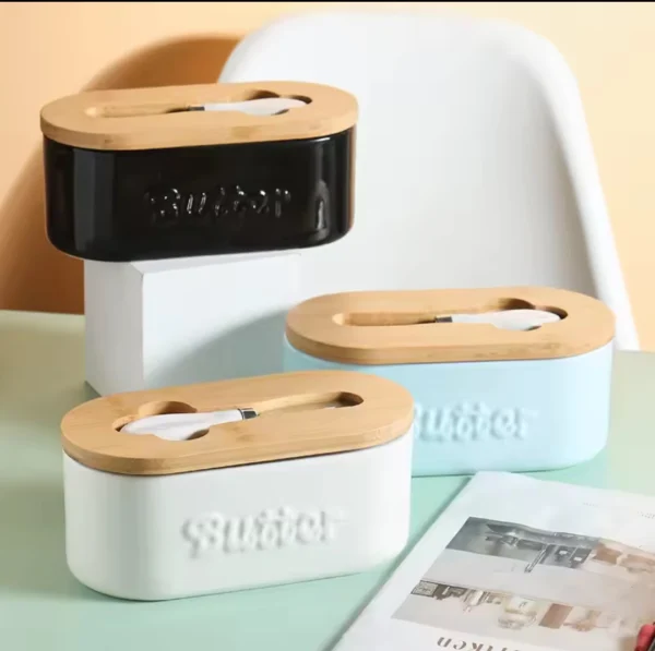 Ceramic butter dish
