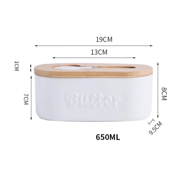 Airtight ceramic butter keeper
