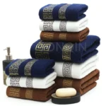 3-piece cotton bath towel set