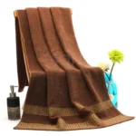 High absorbent bath towel set