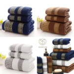 Luxury towel set for home or gym