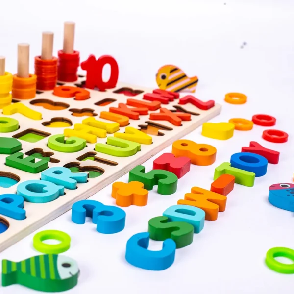 Montessori educational wooden toy