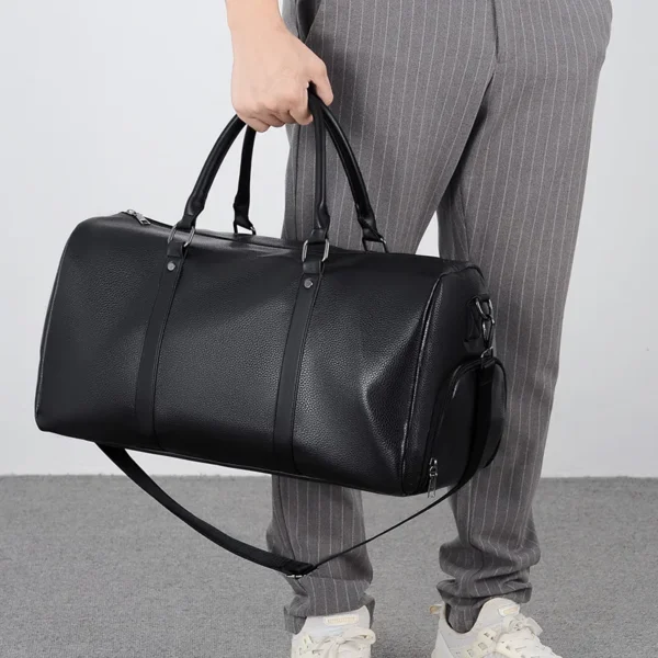 PU leather travel bag