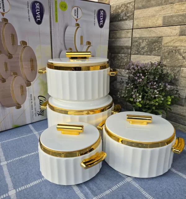 Insulated food warmer set