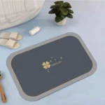 Quick dry bathroom floor mat