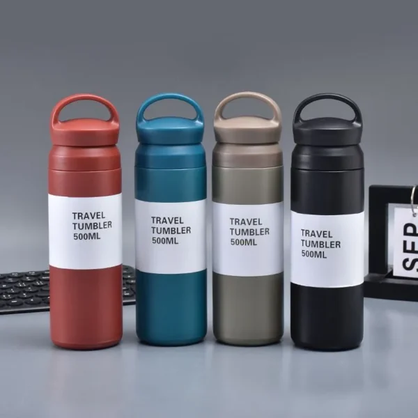 Double wall stainless steel flask