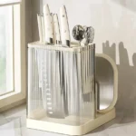ABS cutlery rack with knife slot