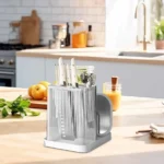Ventilated kitchen utensil holder