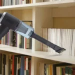 Cordless portable vacuum with LED light