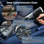 High suction handheld vacuum