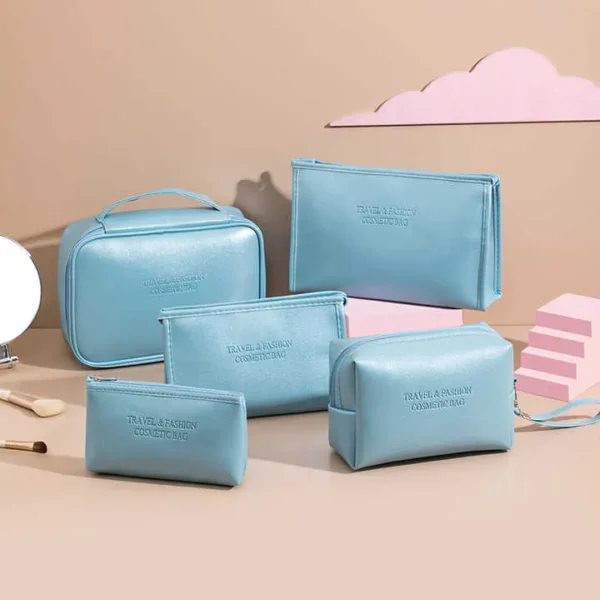 Travel cosmetic bag set