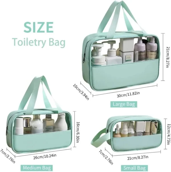Daily use toiletry bag