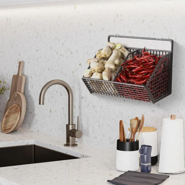 metal wire storage rack