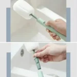 Sponge brush for bottles