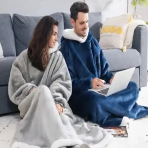 Winter Wearable Blanket Hoodie