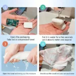 Portable cotton towel