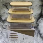 Glass snack container