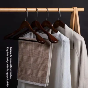 Non-slip coat hangers