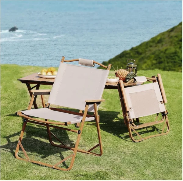 Camping table with chairs
