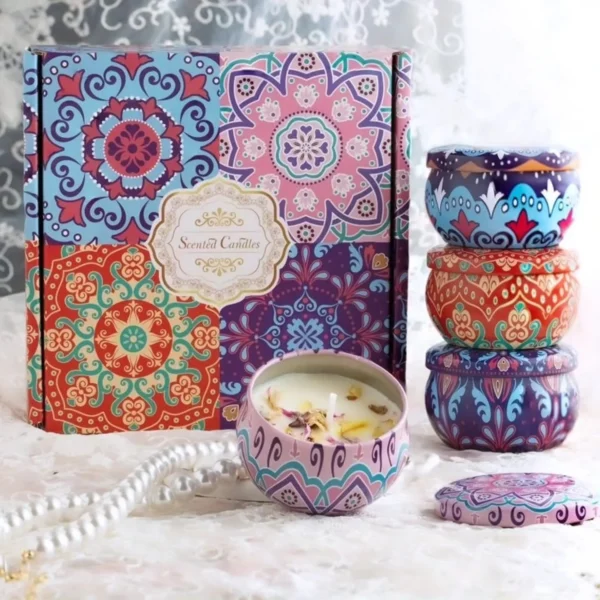 Aromatherapy candle gift set