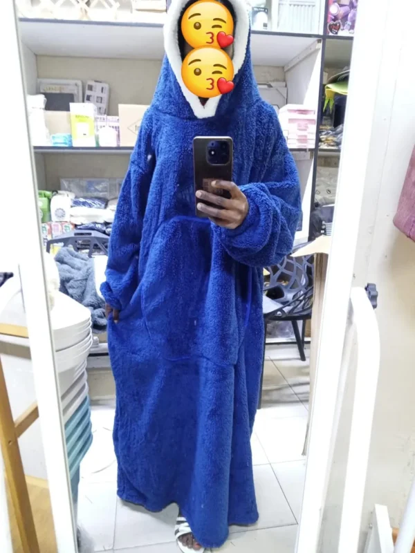 fleece blanket sweatshirt