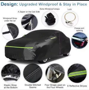 waterproof car cover with fleece