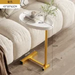 C-shaped side table