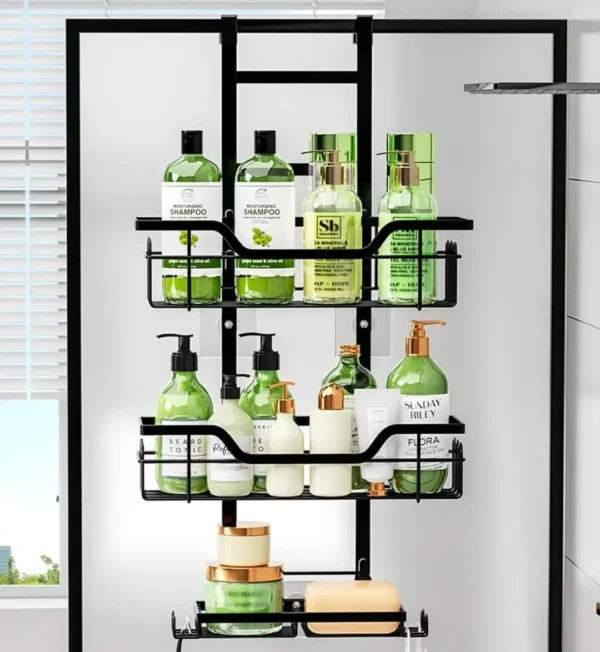 hanging bathroom rack