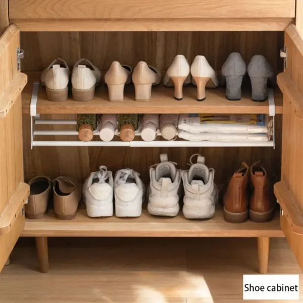 retractable shoe rack
