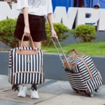 4 wheel luggage bag
