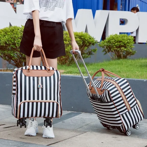 4 wheel luggage bag