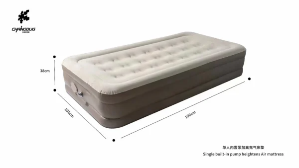 airbed with built-in pump